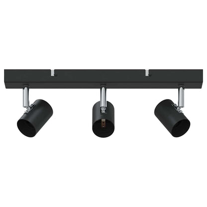 Ceiling Spotlight Black 38 x 6.5 x 11.5 cm Steel