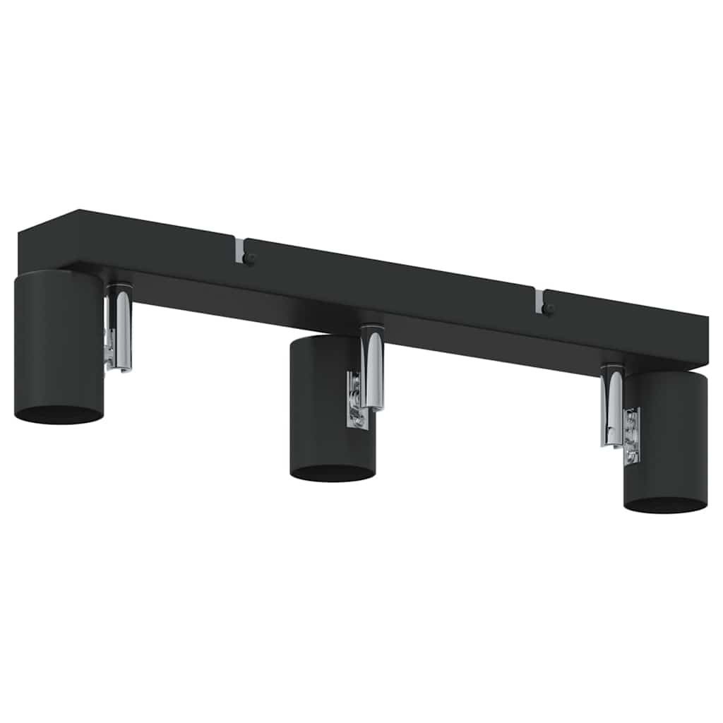 Ceiling Spotlight Black 38 x 6.5 x 11.5 cm Steel