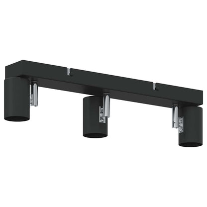 Ceiling Spotlight Black 38 x 6.5 x 11.5 cm Steel