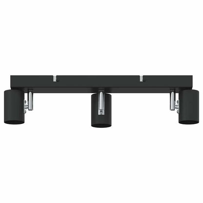 Ceiling Spotlight Black 38 x 6.5 x 11.5 cm Steel