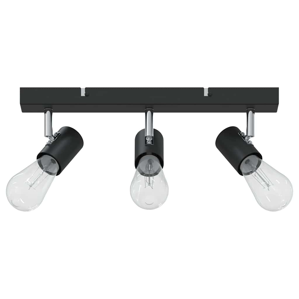 Ceiling Spotlight Black 38 x 6.5 x 11.5 cm Steel