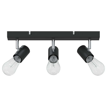 Ceiling Spotlight Black 38 x 6.5 x 11.5 cm Steel