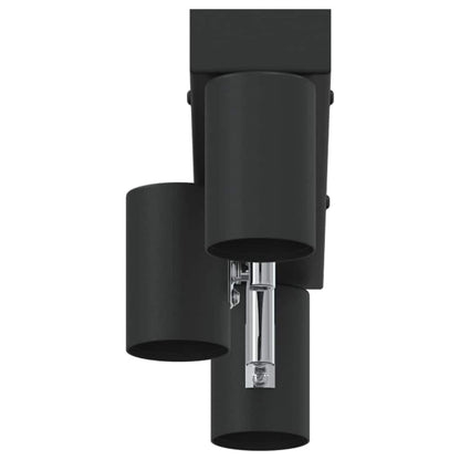 Ceiling Spotlight Black 38 x 6.5 x 11.5 cm Steel