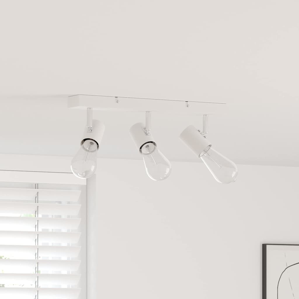 Ceiling Spotlight White 38 x 6.5 x 11.5 cm Steel