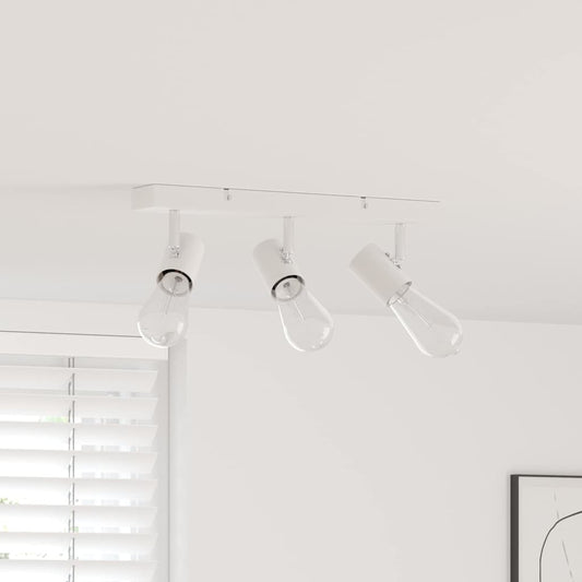 Ceiling Spotlight White 38 x 6.5 x 11.5 cm Steel