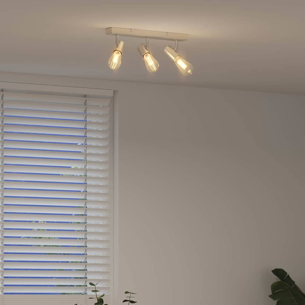 Ceiling Spotlight Brush nickel 38 x 6.5 x 11.5 cm Steel