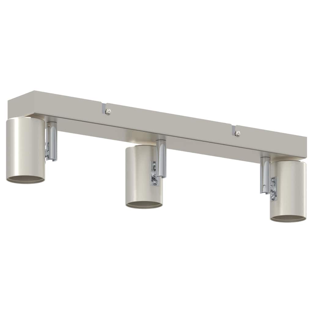 Ceiling Spotlight Brush nickel 38 x 6.5 x 11.5 cm Steel