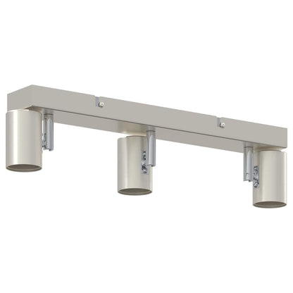 Ceiling Spotlight Brush nickel 38 x 6.5 x 11.5 cm Steel