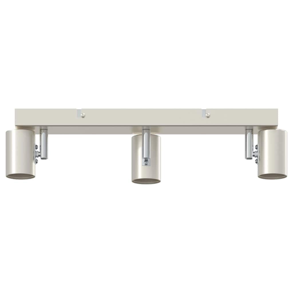 Ceiling Spotlight Brush nickel 38 x 6.5 x 11.5 cm Steel