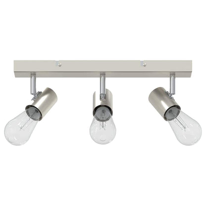 Ceiling Spotlight Brush nickel 38 x 6.5 x 11.5 cm Steel