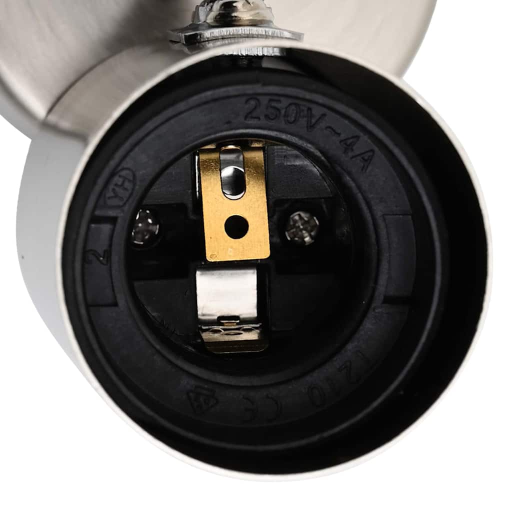 Ceiling Spotlight Brushed Nickel 26.5 x 26 x 11.5 cm Steel