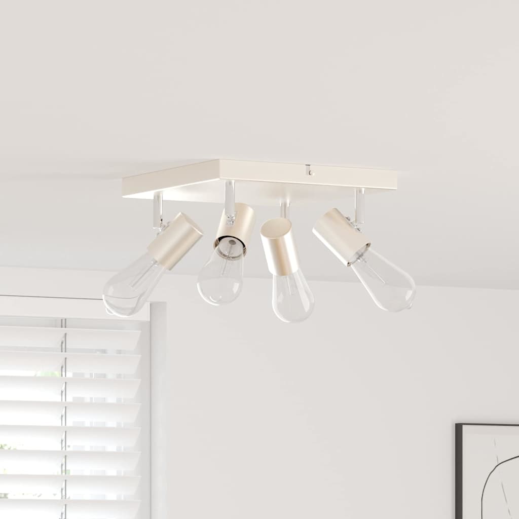 Ceiling Spotlight Brushed Nickel 26.5 x 26 x 11.5 cm Steel