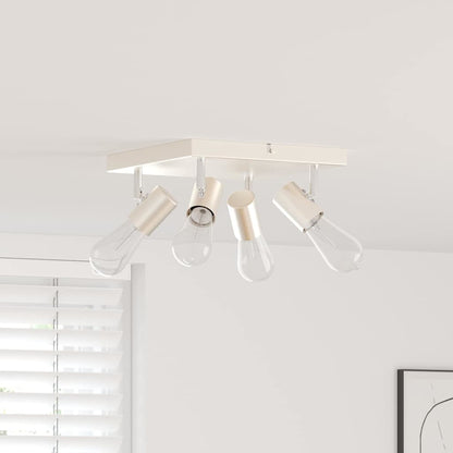 Ceiling Spotlight Brushed Nickel 26.5 x 26 x 11.5 cm Steel