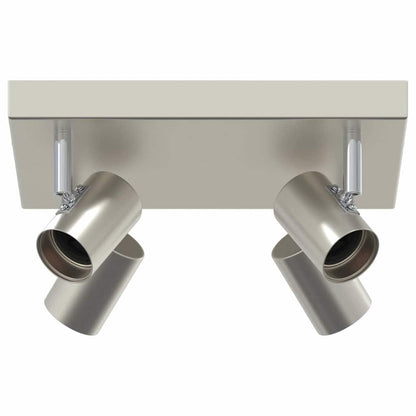 Ceiling Spotlight Brushed Nickel 26.5 x 26 x 11.5 cm Steel