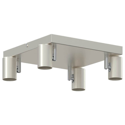 Ceiling Spotlight Brushed Nickel 26.5 x 26 x 11.5 cm Steel