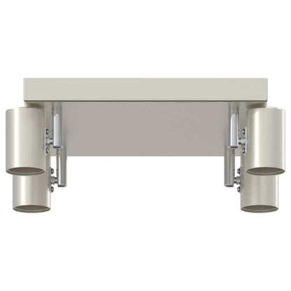 Ceiling Spotlight Brushed Nickel 26.5 x 26 x 11.5 cm Steel
