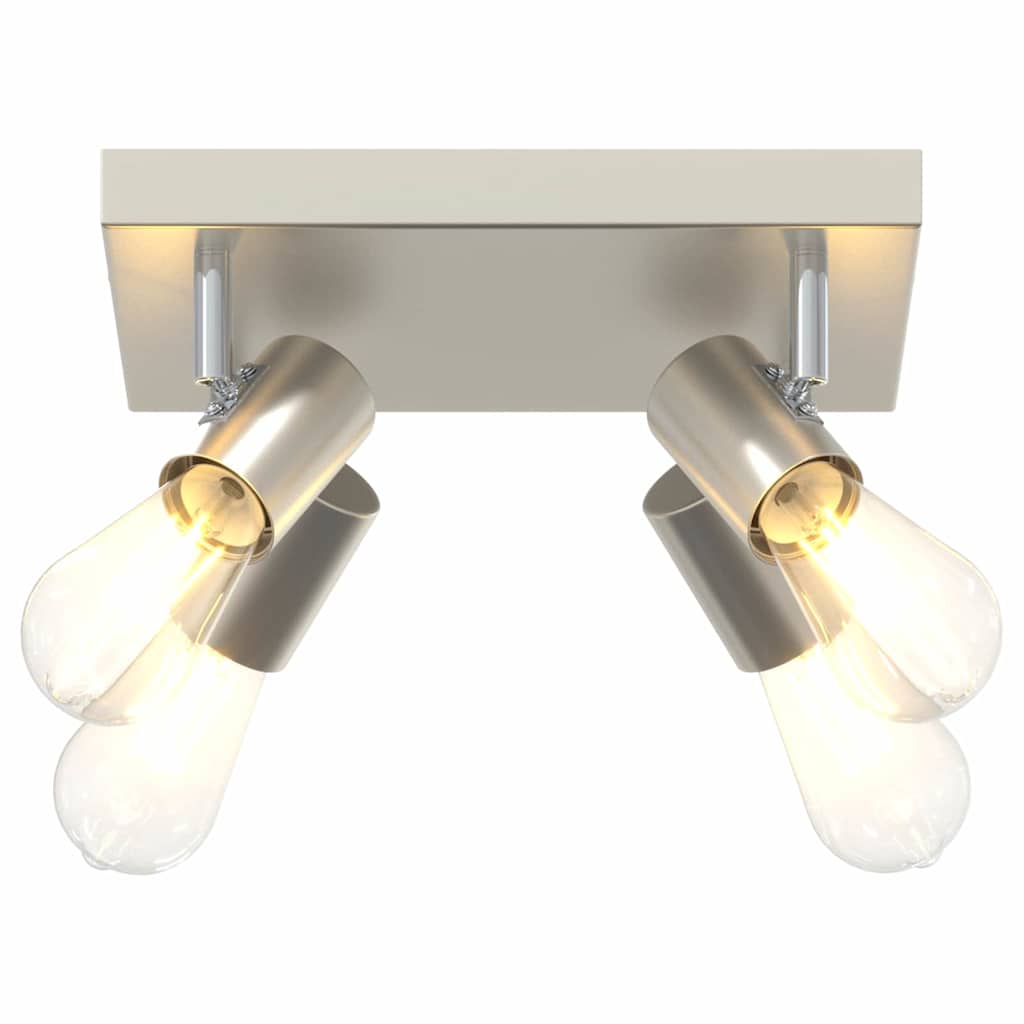 Ceiling Spotlight Brushed Nickel 26.5 x 26 x 11.5 cm Steel
