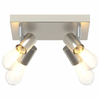Ceiling Spotlight Brushed Nickel 26.5 x 26 x 11.5 cm Steel