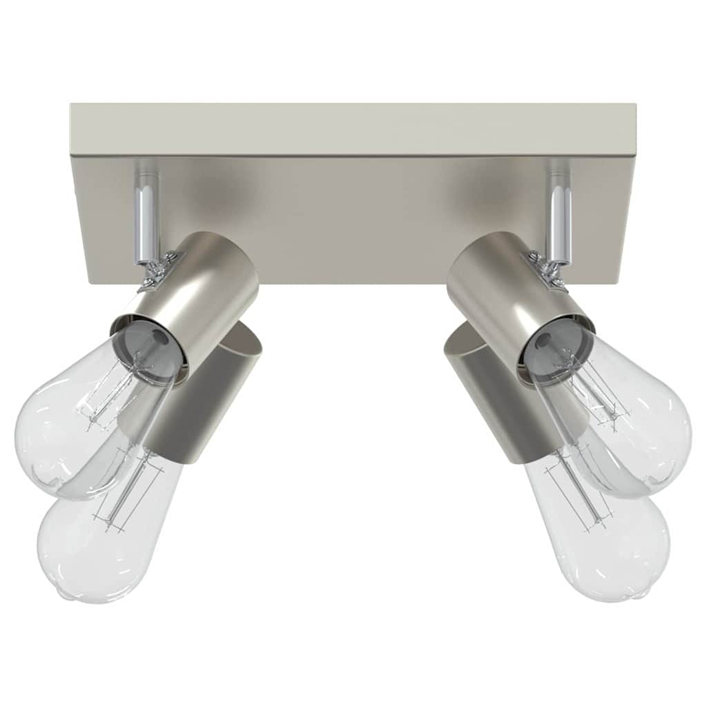 Ceiling Spotlight Brushed Nickel 26.5 x 26 x 11.5 cm Steel