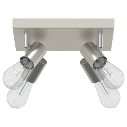 Ceiling Spotlight Brushed Nickel 26.5 x 26 x 11.5 cm Steel