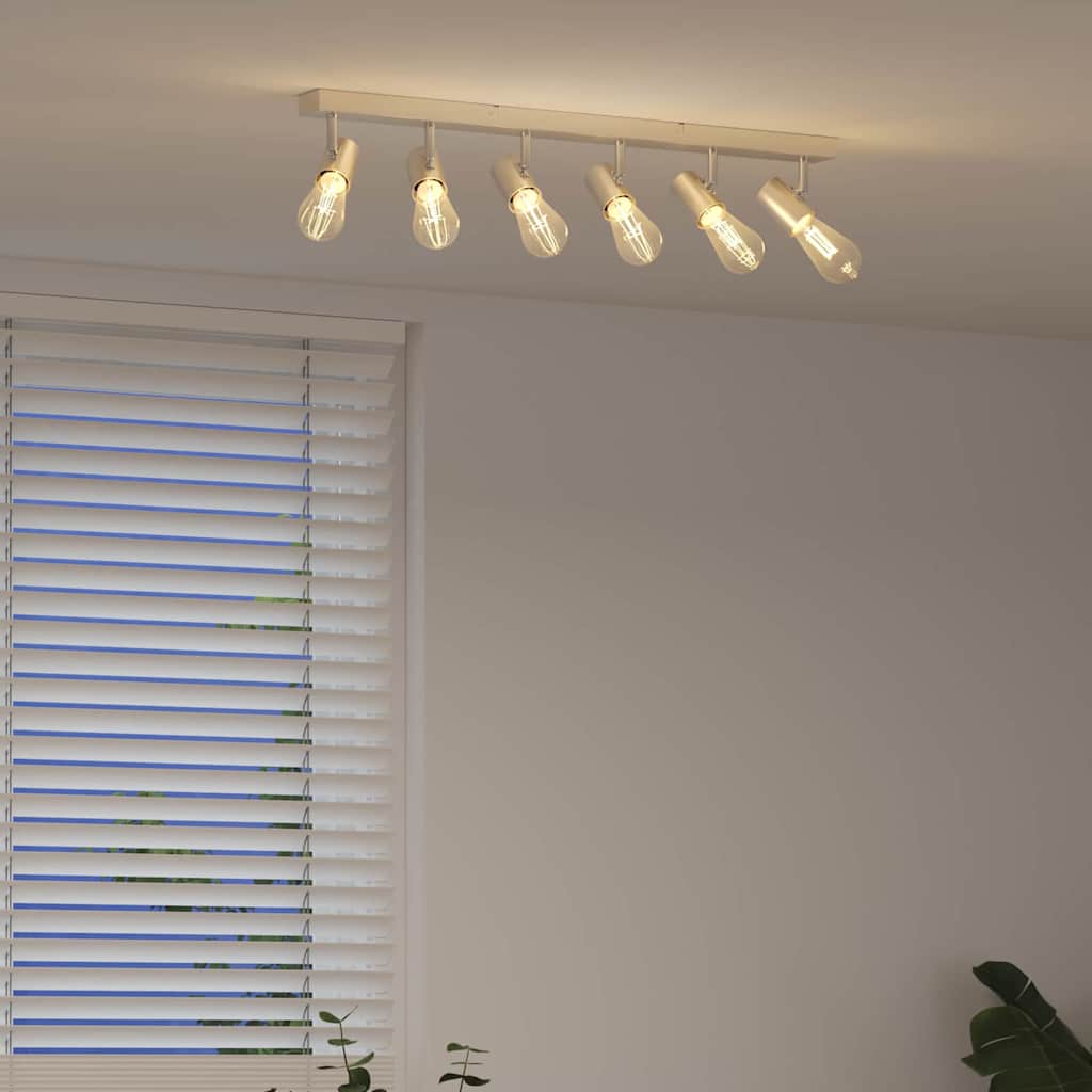 Ceiling Spotlight Brush Nickel 73 x 6.5 x 11.5 cm Steel