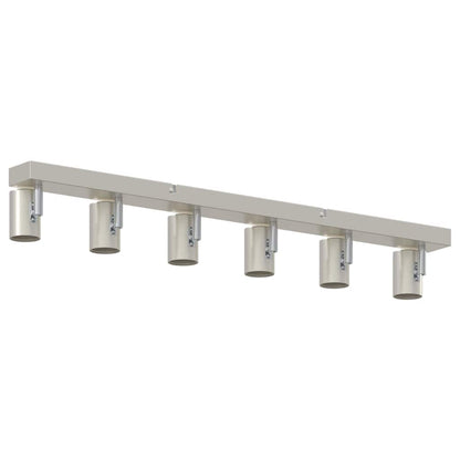 Ceiling Spotlight Brush Nickel 73 x 6.5 x 11.5 cm Steel