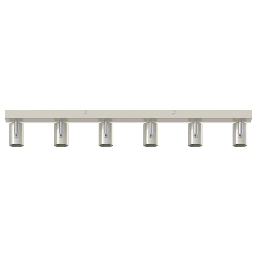 Ceiling Spotlight Brush Nickel 73 x 6.5 x 11.5 cm Steel