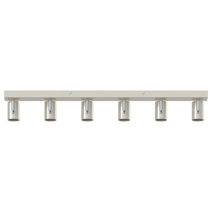 Ceiling Spotlight Brush Nickel 73 x 6.5 x 11.5 cm Steel
