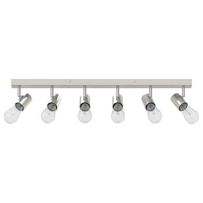 Ceiling Spotlight Brush Nickel 73 x 6.5 x 11.5 cm Steel