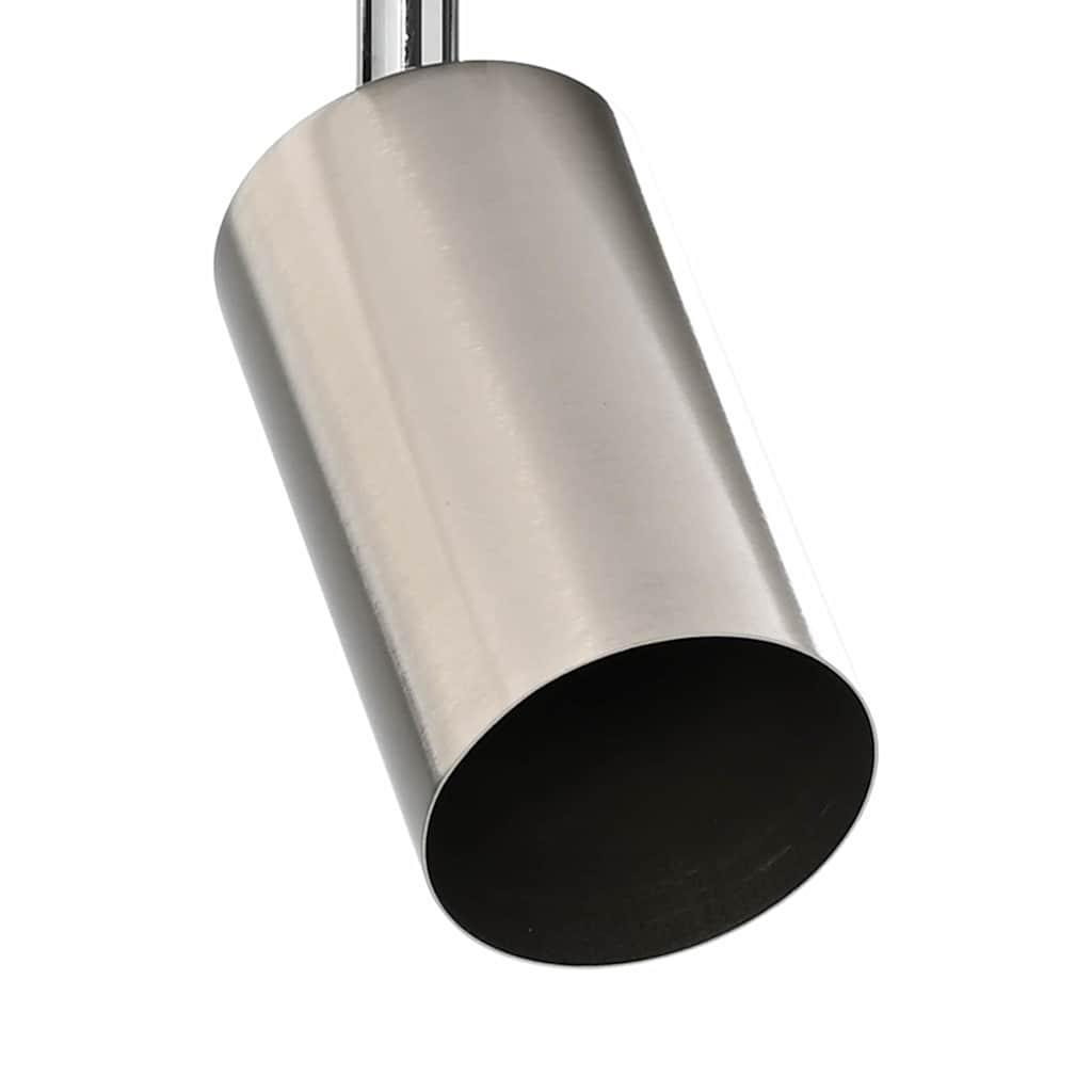 Ceiling Spotlight Brushed Nickel 6 x 6 x 16.5 cm Steel