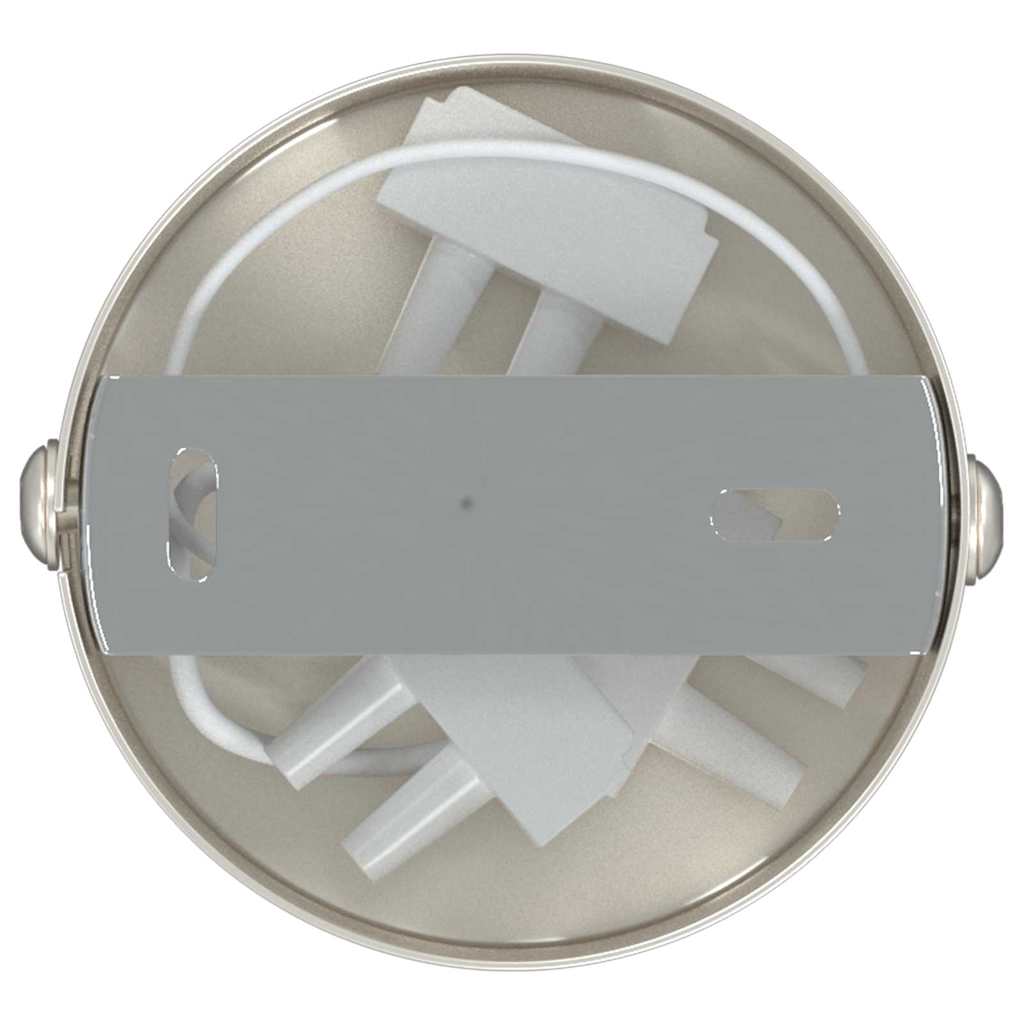 Ceiling Spotlight Brushed Nickel 6 x 6 x 16.5 cm Steel