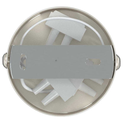 Ceiling Spotlight Brushed Nickel 6 x 6 x 16.5 cm Steel