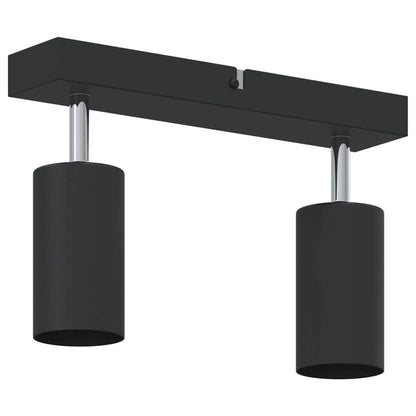 Ceiling Spotlight Black 26 x 5.5 x 16.5 cm Steel