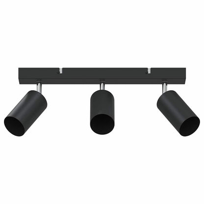 Ceiling Spotlight Black 38 x 5.5 x 16.5 cm Steel