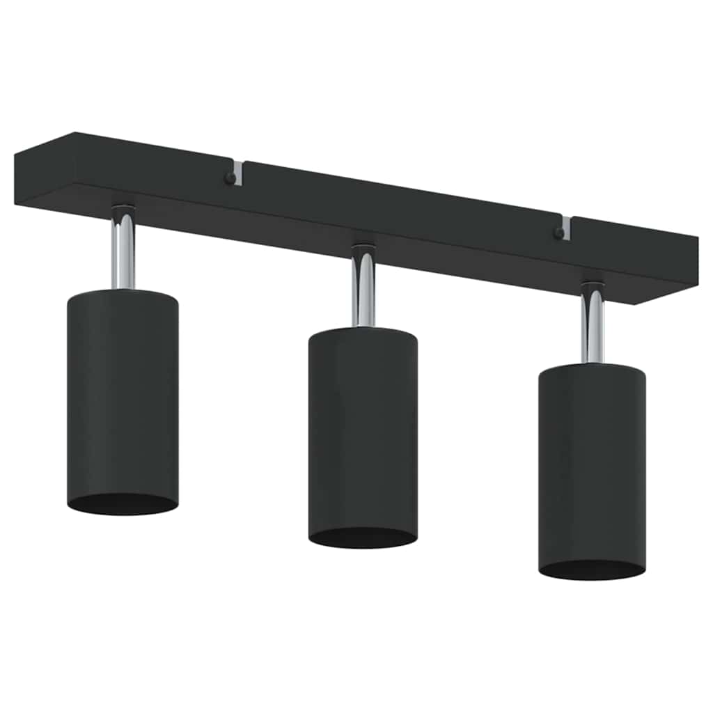 Ceiling Spotlight Black 38 x 5.5 x 16.5 cm Steel