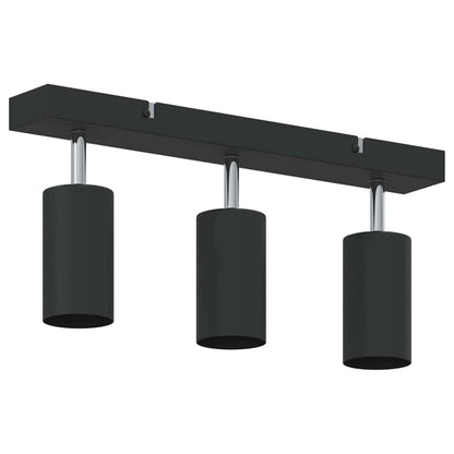 Ceiling Spotlight Black 38 x 5.5 x 16.5 cm Steel