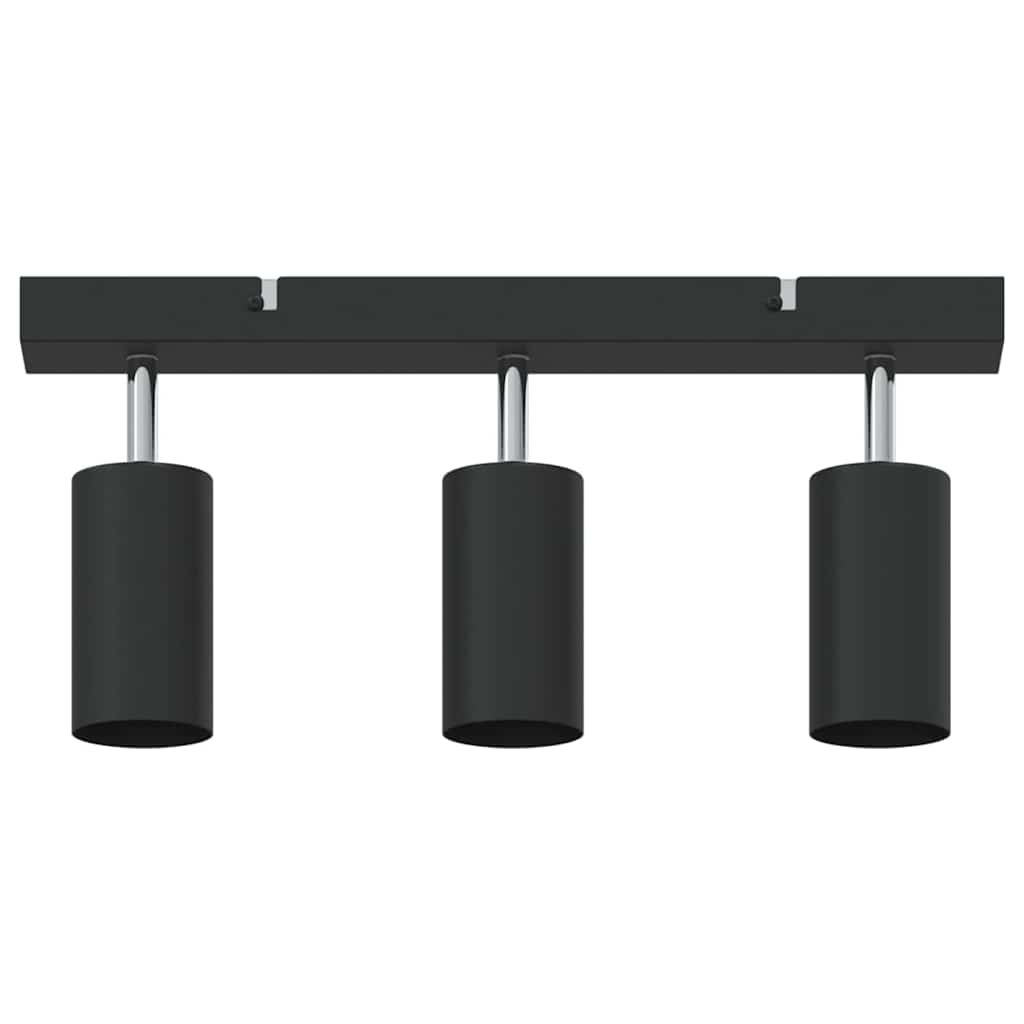 Ceiling Spotlight Black 38 x 5.5 x 16.5 cm Steel