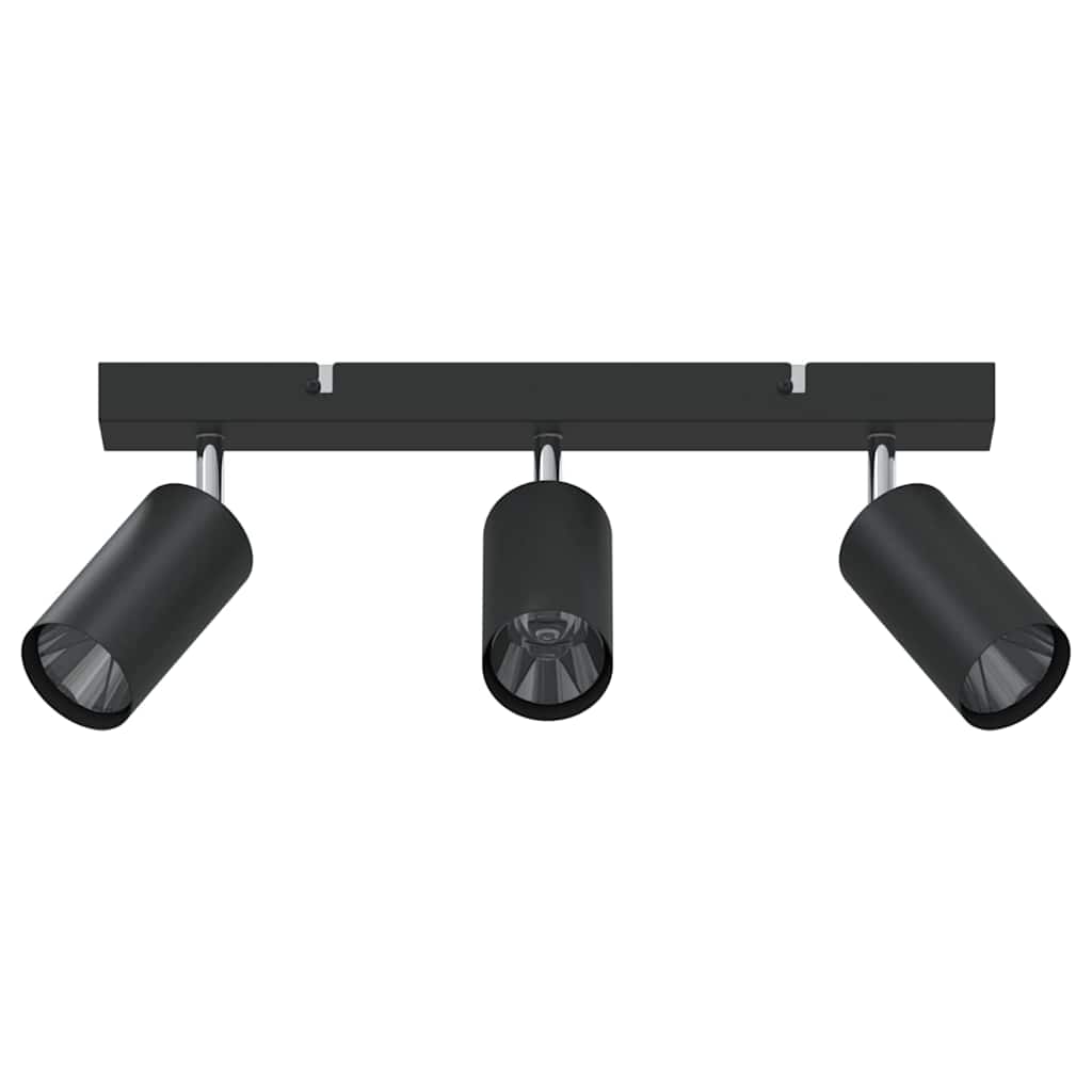 Ceiling Spotlight Black 38 x 5.5 x 16.5 cm Steel