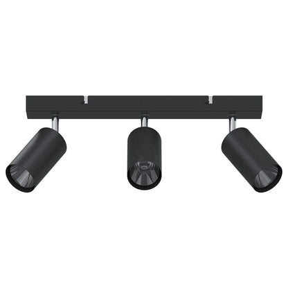 Ceiling Spotlight Black 38 x 5.5 x 16.5 cm Steel