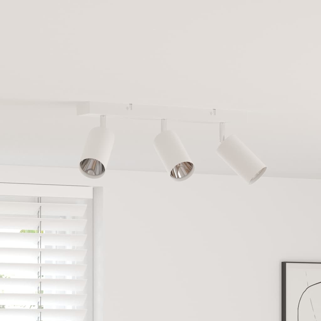 Ceiling Spotlight White 38 x 5.5 x 16.5 cm Steel
