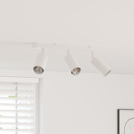 Ceiling Spotlight White 38 x 5.5 x 16.5 cm Steel