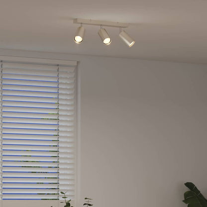 Ceiling Spotlight Brushed Nickel 38 x 5.5 x 16.5 cm Steel
