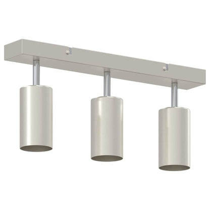 Ceiling Spotlight Brushed Nickel 38 x 5.5 x 16.5 cm Steel