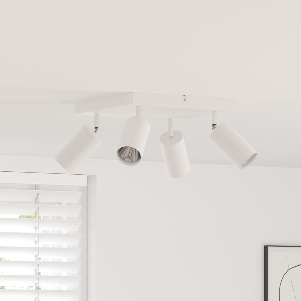 Ceiling Spotlight White 26 x 26 x 16.5 cm Steel