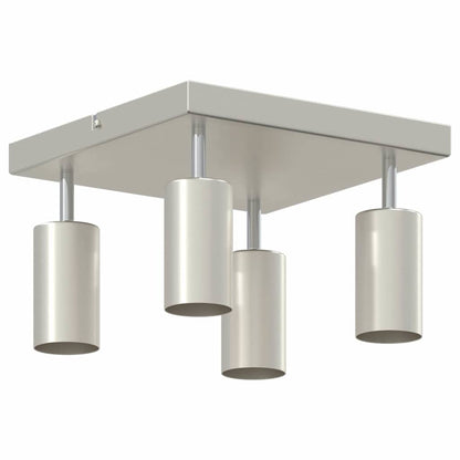 Ceiling Spotlight Brushed Nickel 26 x 26 x 16.5 cm Steel
