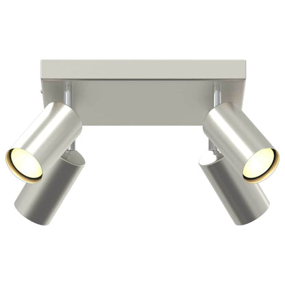 Ceiling Spotlight Brushed Nickel 26 x 26 x 16.5 cm Steel