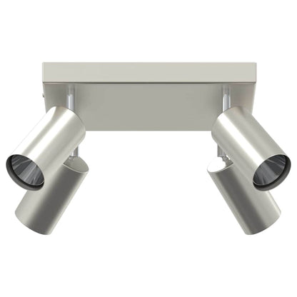 Ceiling Spotlight Brushed Nickel 26 x 26 x 16.5 cm Steel