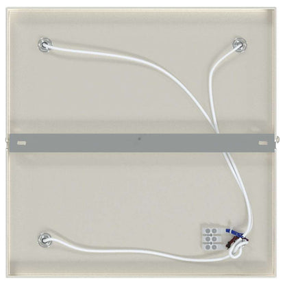 Ceiling Spotlight Brushed Nickel 26 x 26 x 16.5 cm Steel