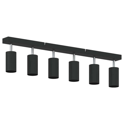 Ceiling Spotlight Black 73 x 5.5 x 16.5 cm Steel