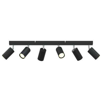 Ceiling Spotlight Black 73 x 5.5 x 16.5 cm Steel